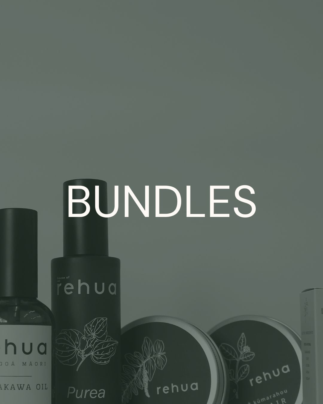 the word bundles overlayed over a picture of products
