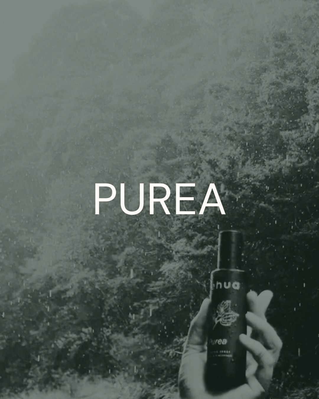 the word purea overlayed on a product photo