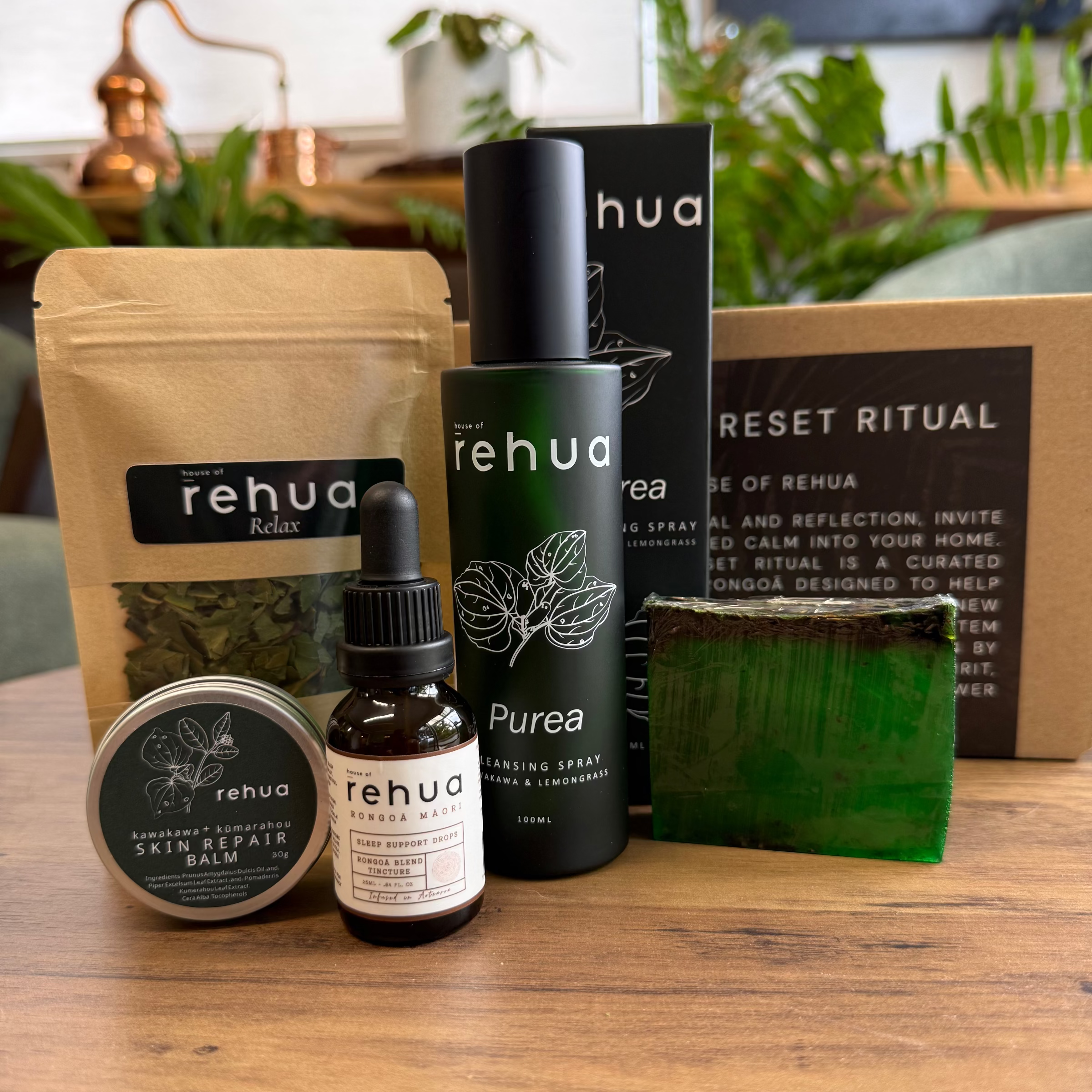 Rongoa reset ritual gift set house of rehua
