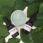 House of Rehua rongoā products including a balm, and tinctures on kawakawa leaves